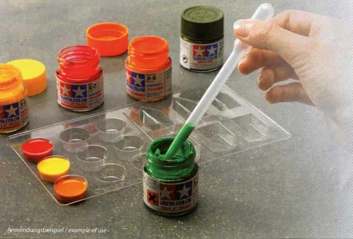 Actual product image Tamiya M-Acr. XF-90 Red Brown 2