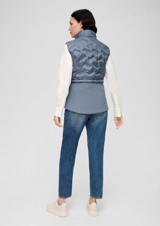 Actual product image S.Oliver Outdoor-Weste Weste im Fabricmix (36)