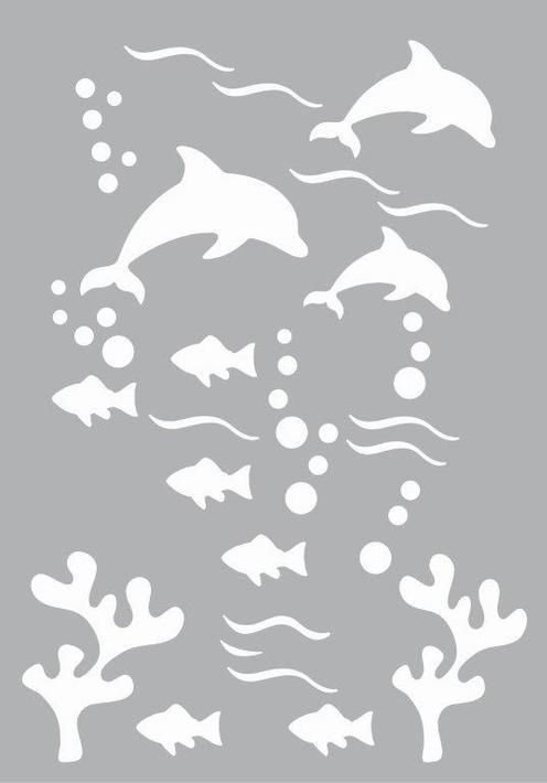 Actual product image Pronty Crafts Underwater world" stencil, A5