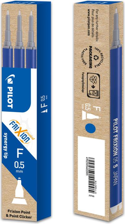 Produktbild Pilot FriXion Refill Point Set Set à 3 (3 Stück, Blau, 0.30 mm)