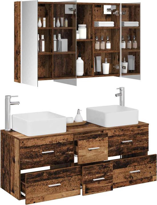 Produktbild vidaXL Badezimmermöbel (15.50 x 103.50 x 70 cm)