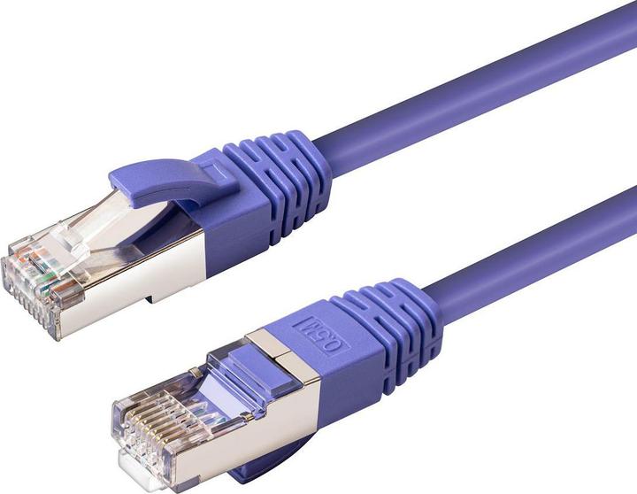 Actual product image MicroConnect CAT6A S/FTP 3m Purple LSZH (S/FTP, CAT6a, 3 m)