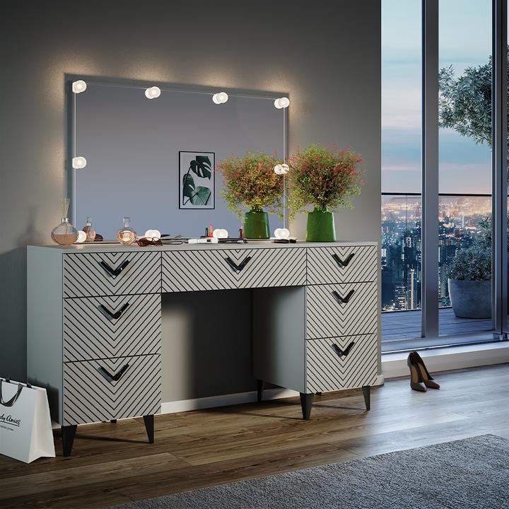 Image du produit Vicco Anett avec éclairage LED (150 x 45 x 78.10 cm)