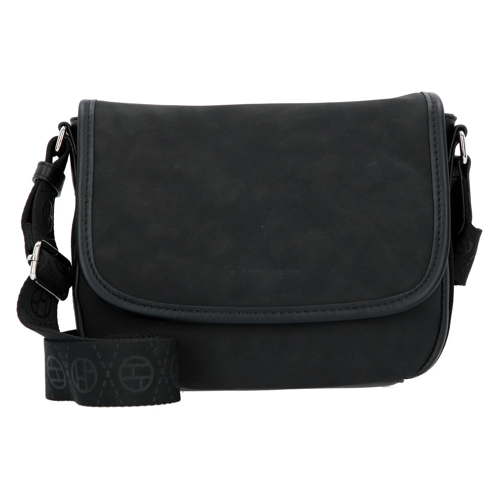 Tom Tailor, Damen, Handtasche, Yara Umhängetasche 24 Cm, Schwarz