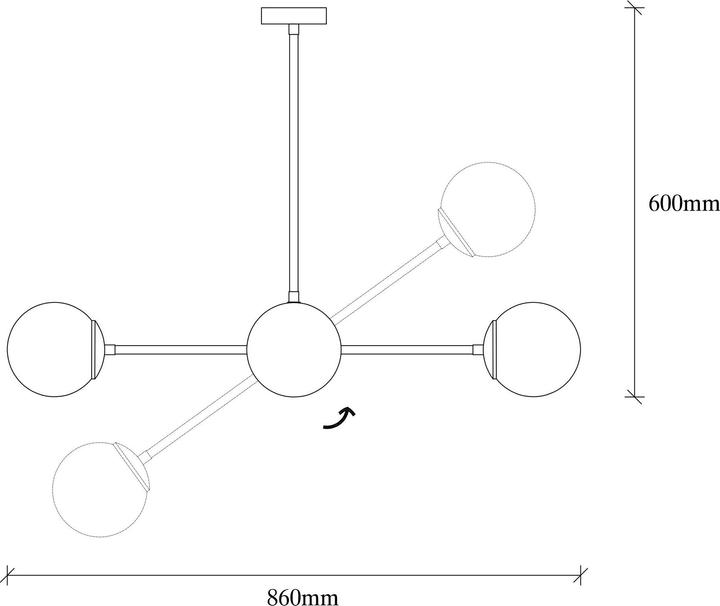 Actual product image Opviq Giana (E27)