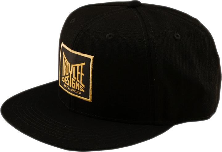 Produktbild Troy Lee Designs Flat Bill Snapback Cap, Handlebar, black, one size (One Size)