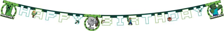 Produktbild Sombo Minecraft Happy Birthday Banner