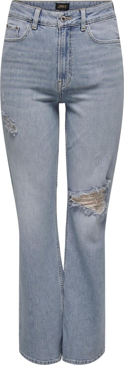 Only ONLCAMILLE Hohe Taille Weiter Beinschnitt Jeans Jeans mit weitem Bein (28)