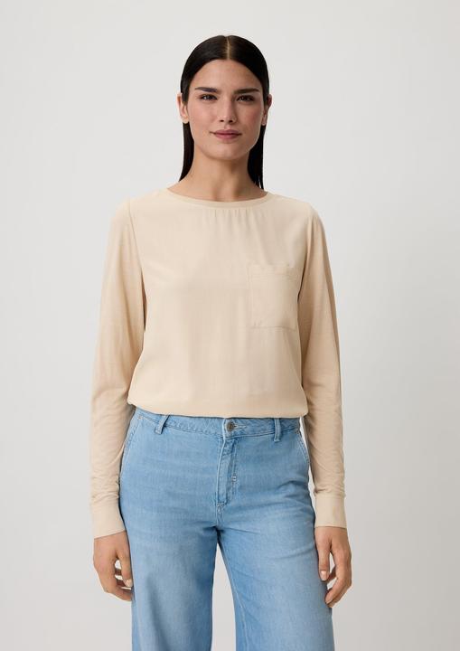 Produktbild Comma T-Shirt Longsleeve mit Blusenfront (36)