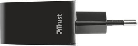 Productafbeelding Trust Snelle dubbele wandoplader USB-C+USB