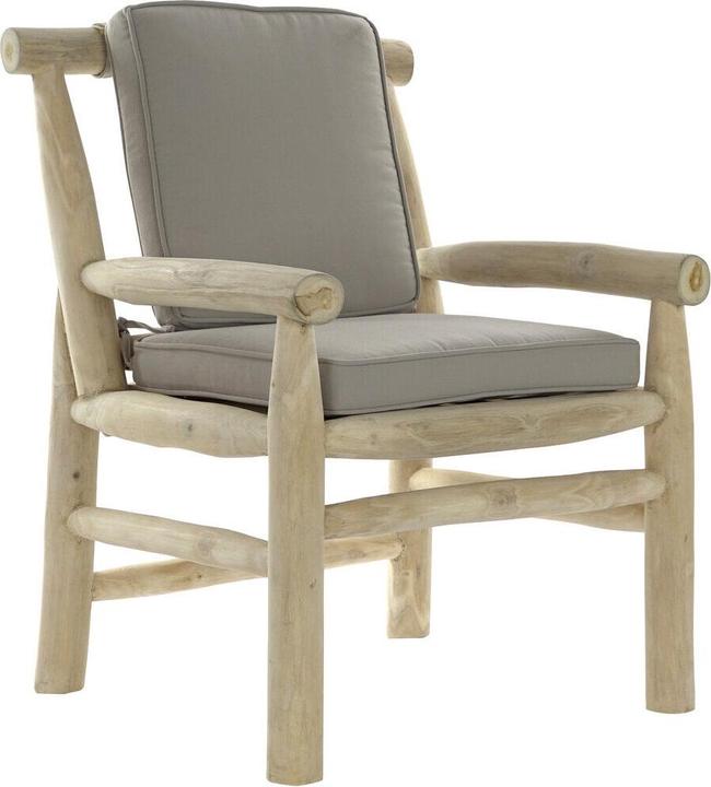 Image du produit DKD Home Decor Garden sofa Natural Light grey Teak 65 x 80 x 92 cm