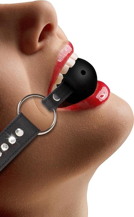 Immagine prodotto Ouch! Breathable Ball Gag - with Diamond Studded Straps