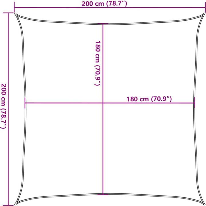 Produktbild vidaXL Nikodemus (2 x 2 m)