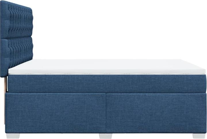 Produktbild vidaXL Bo x springbett mit Matratze 140 x 200 cm Stoff (140 x 200 cm)