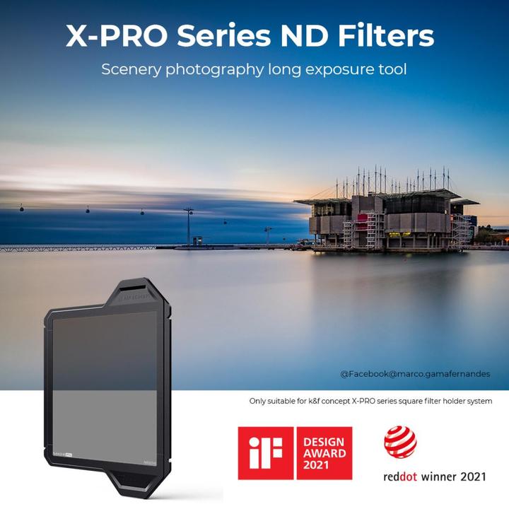 Actual product image K&F Concept Concept 100x100 ND8 Filter w/ Frame (X-Pro Series) (100 mm, Neutral density filter, 20000 mm)