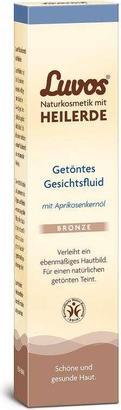 Actual product image Luvos Tinted face fluid bronze natural cosmetics with healing clay
