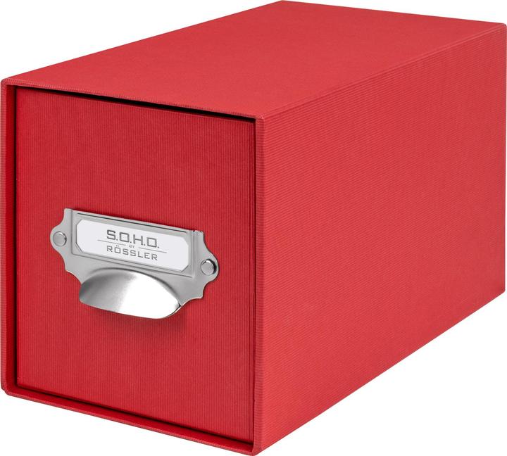 Produktbild Rössler CD-Schubladenbox rot (CDs)