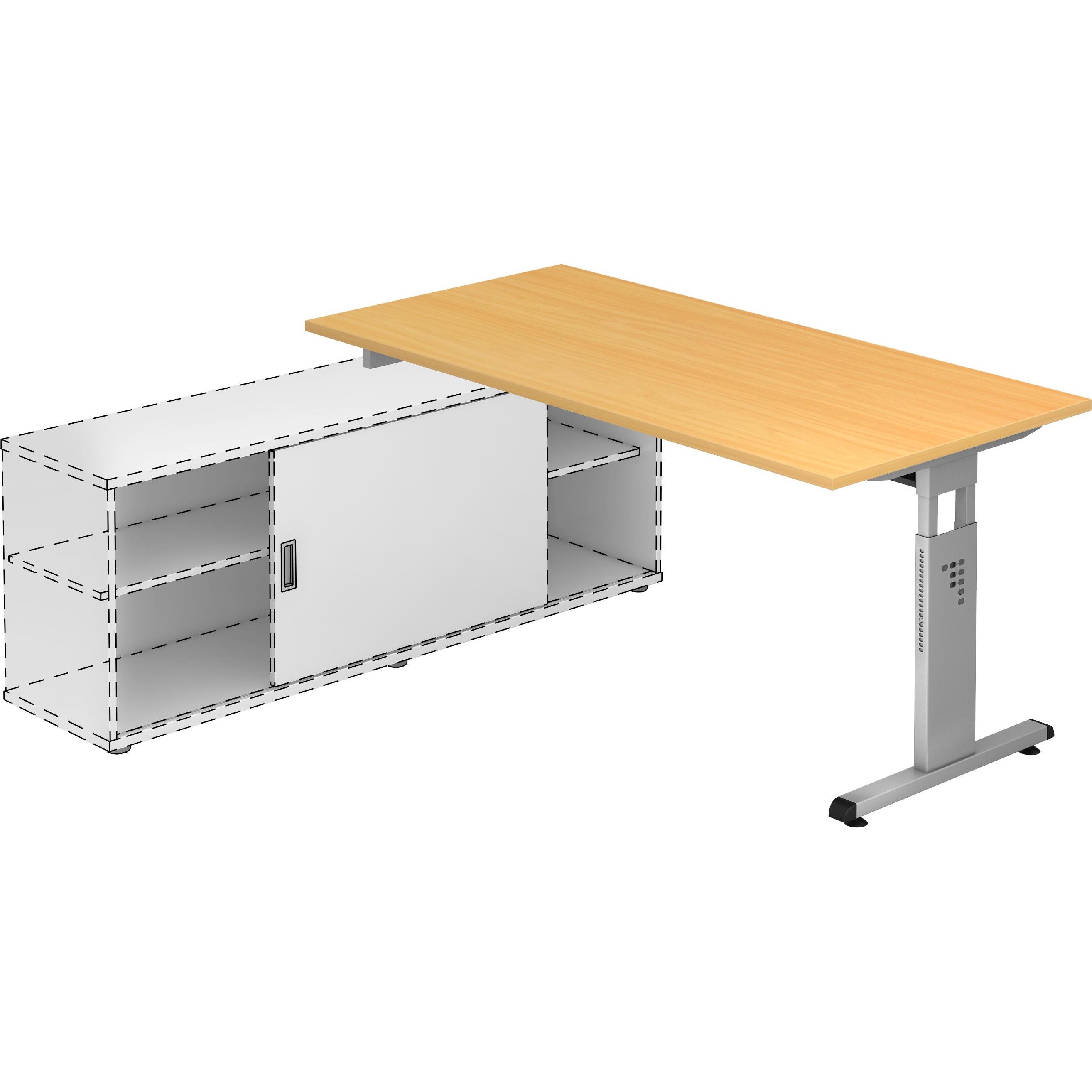 Hammerbacher, Schreibtisch, Serie O (160 x 80 cm)