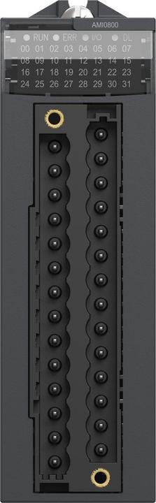 Image du produit Schneider Electric Module Modicon M340. 8 entrées analogiques RTU non isolées. Bloc de connexion 28 pôles