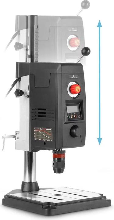 Actual product image Stahlwerk bench drill 800 watt 2,500 rpm drill press with laser for wood and metal