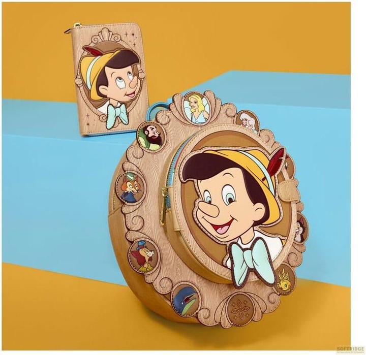 Produktbild Loungefly Mochila Cameo Pinocho Disney 28cm