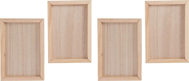 Produktbild VBS Holz-Rahmen, 4er Set