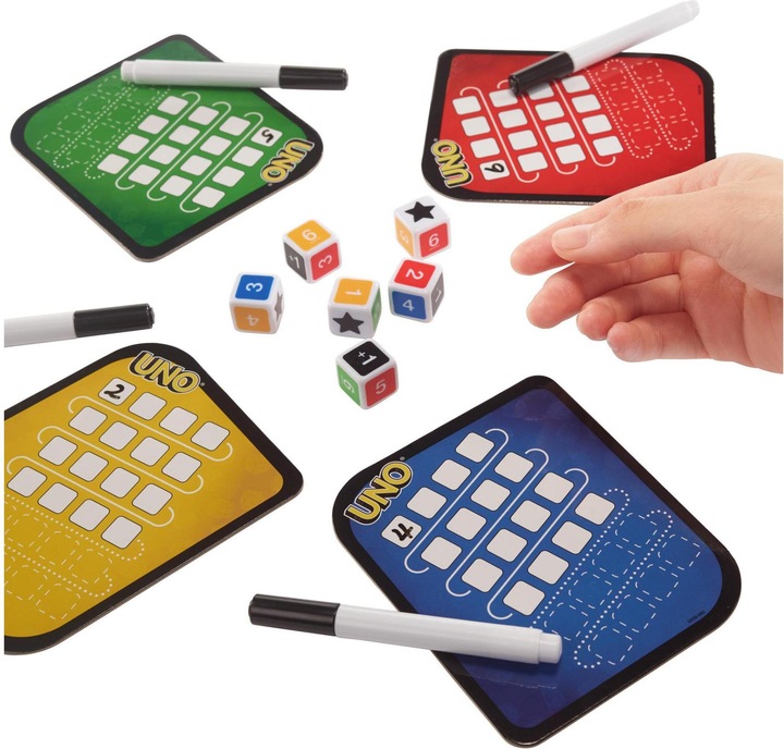 Produktbild Mattel Games UNO Würfelspiel (sprachneutral) (Deutsch)
