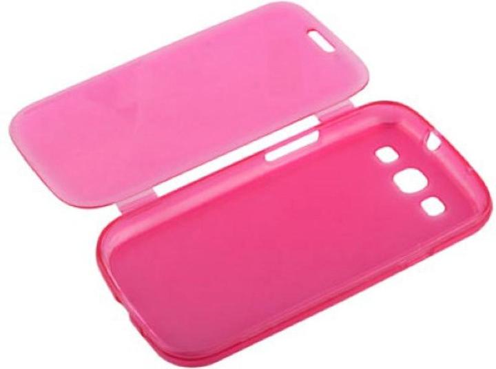 Produktbild König Design Handyhülle Flip Quer für Handy Samsung Galaxy S3 Pink (Samsung Galaxy S3, Samsung Galaxy S3 Neo)
