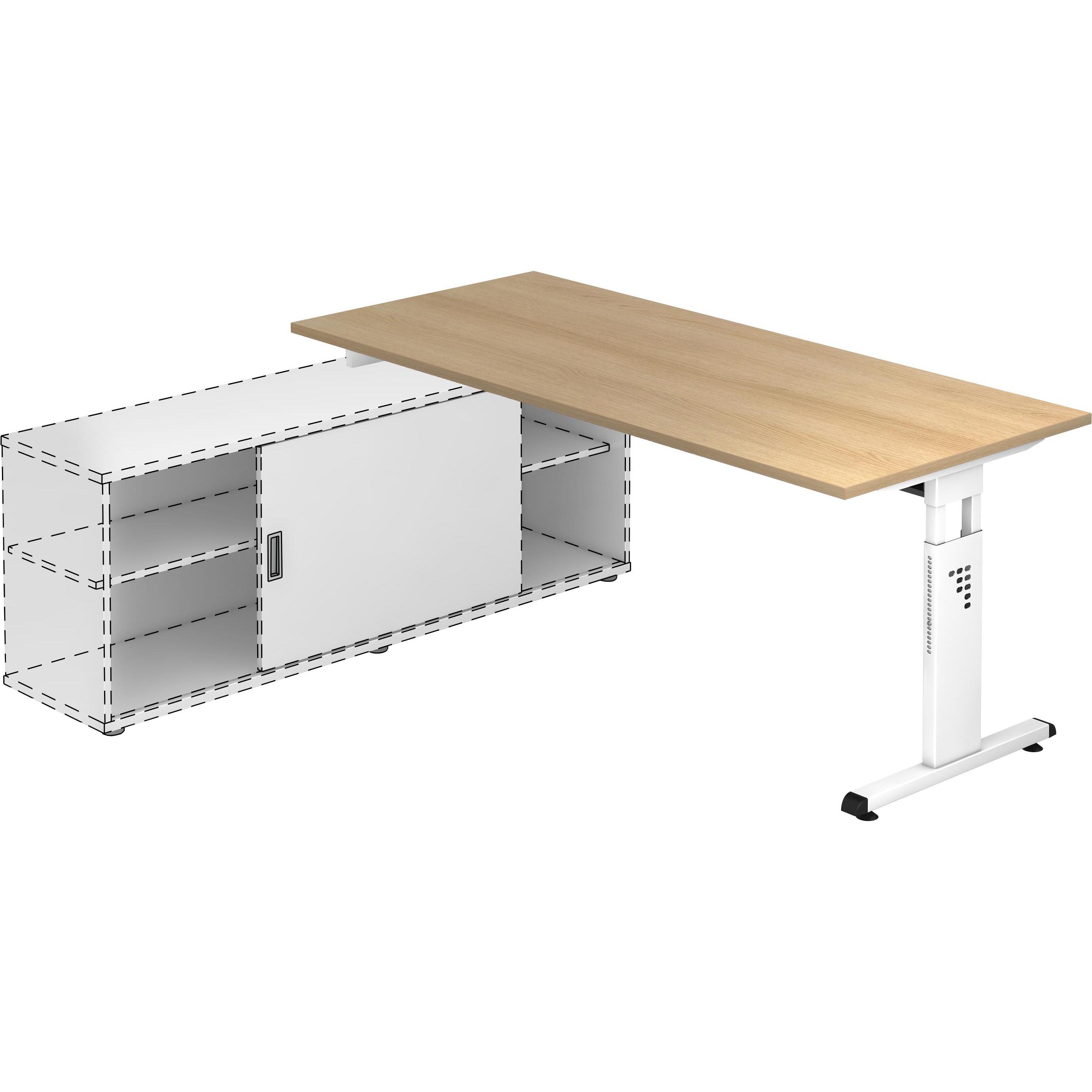 Hammerbacher, Schreibtisch, Serie O (180 x 80 cm)