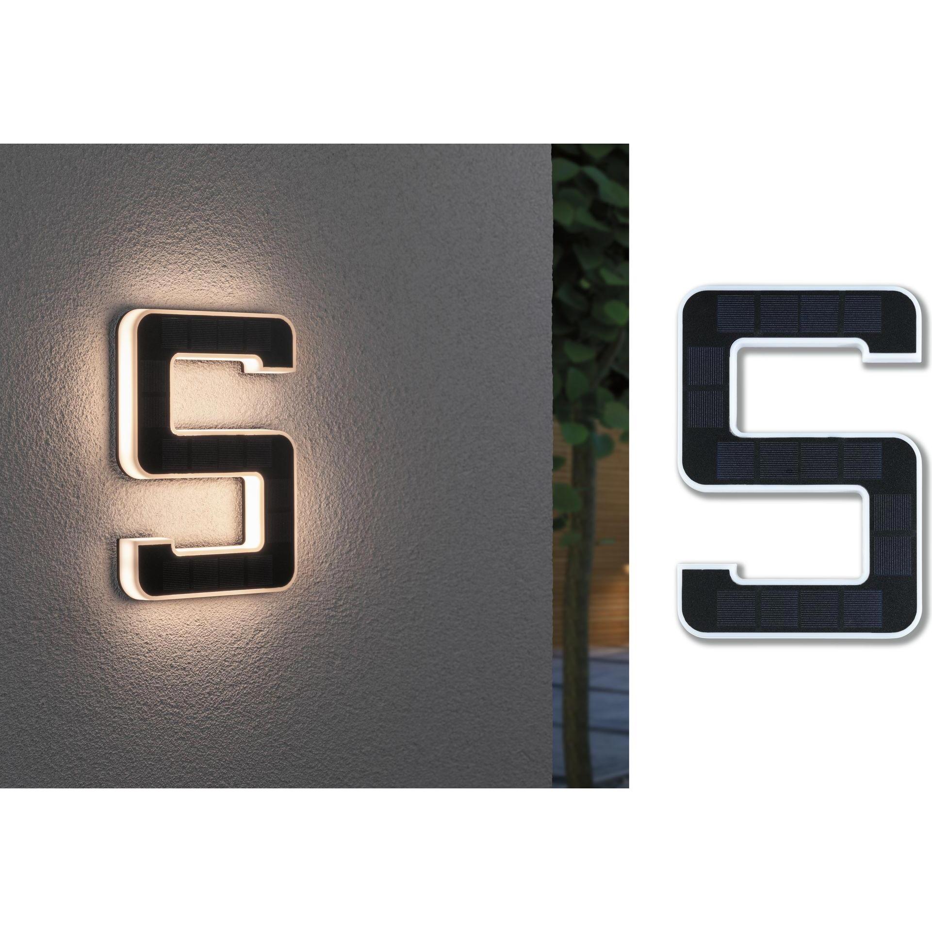 Thumbnail - Paulmann, Gartenbeleuchtung, Solar Hausnummer (20 lm, IP44)