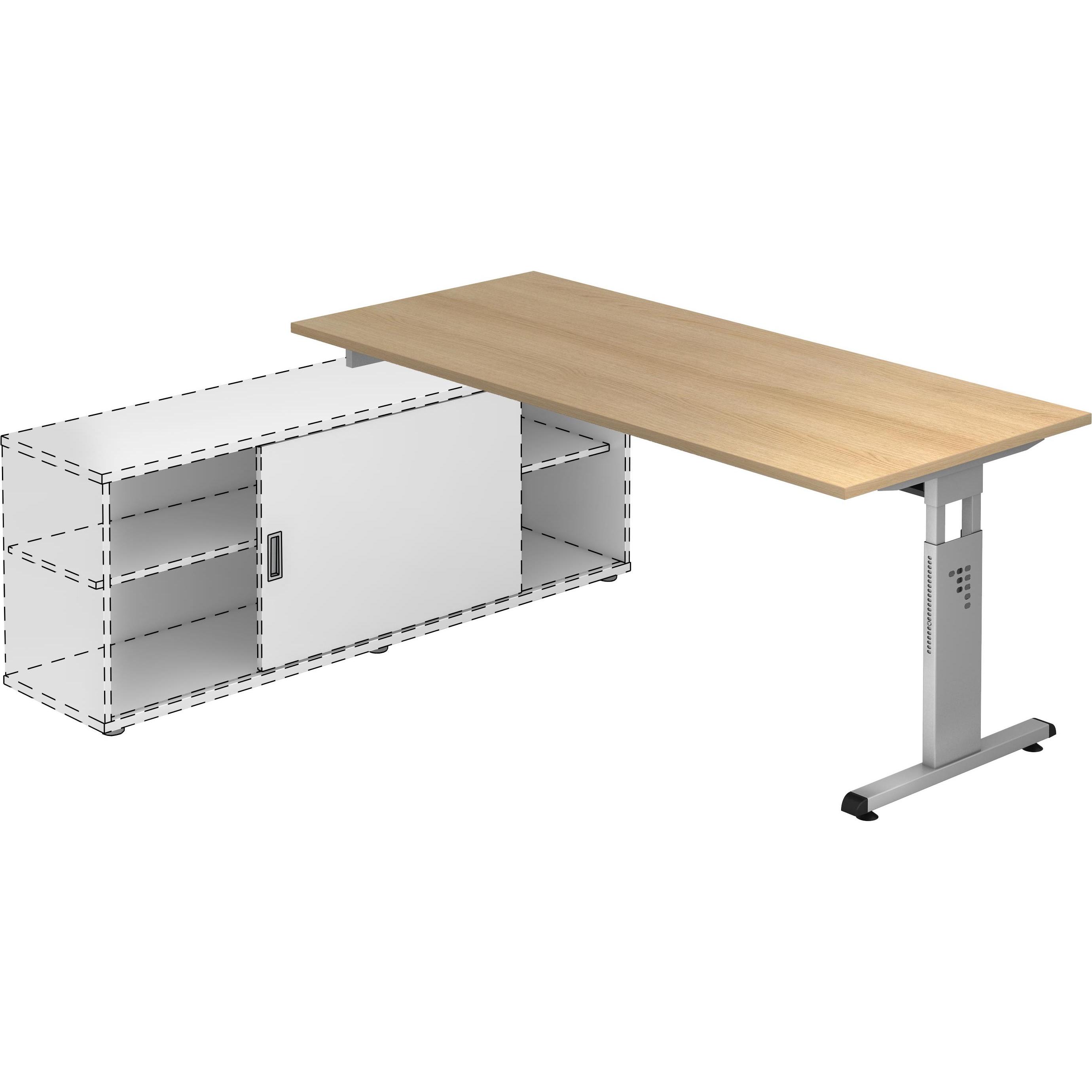 Hammerbacher, Schreibtisch, Serie O (180 x 80 cm)