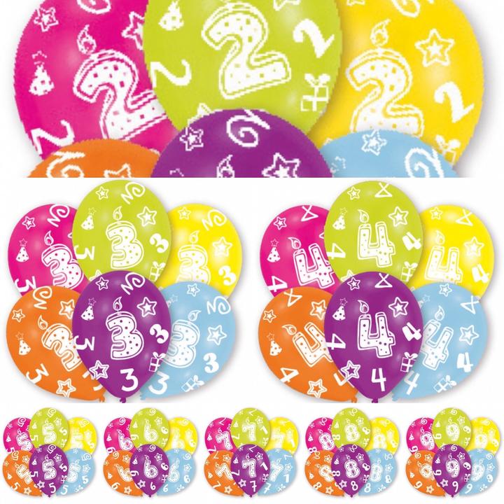 Produktbild Amscan Zahl 2 (6 x)