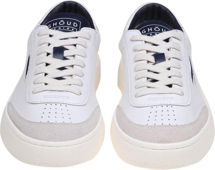 Produktbild Ghoud lido low sneakers in white/blue leather and suede (42)