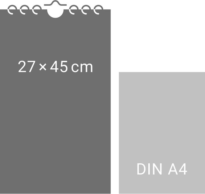 Produktbild Bunte Wochen Familienplaner XL 2026 (27 x 45 cm)