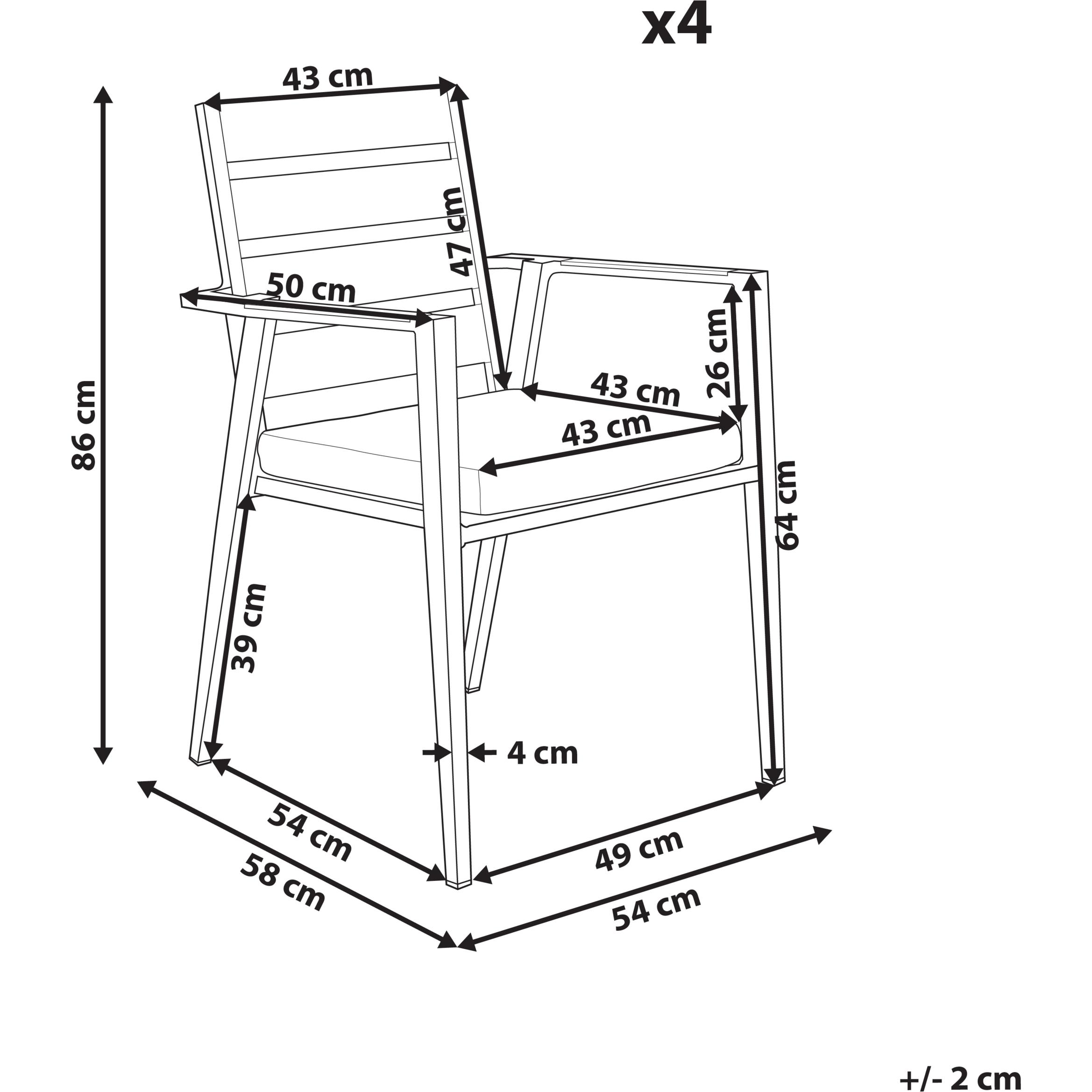 Thumbnail - Beliani, Gartenstühle, Taviano
