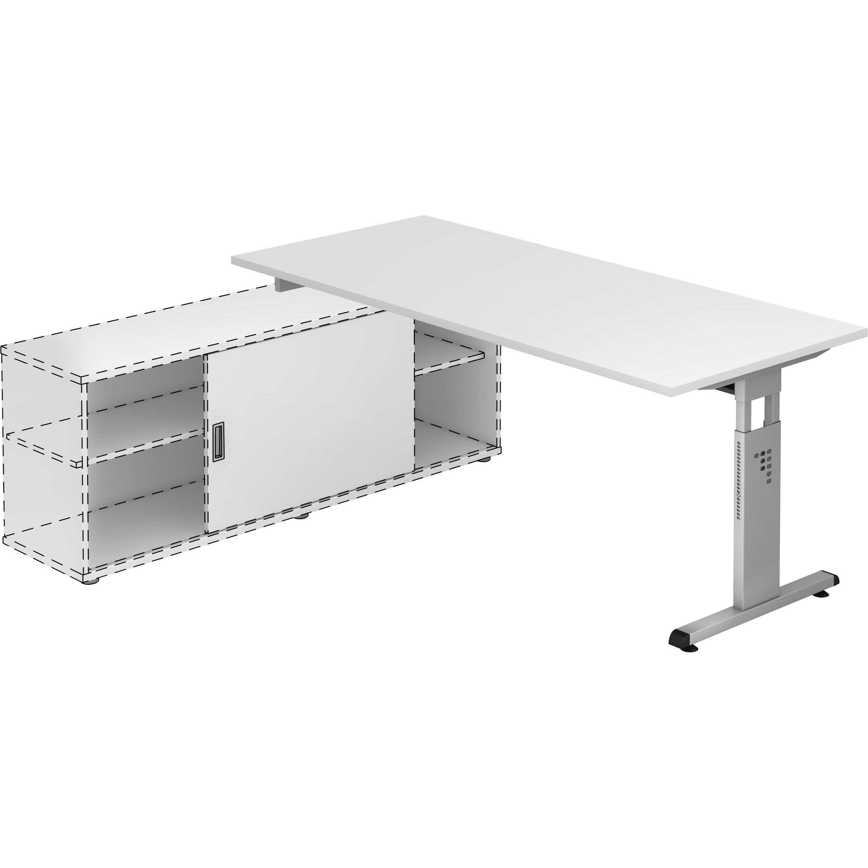 Hammerbacher, Schreibtisch, Serie O (180 x 80 cm)