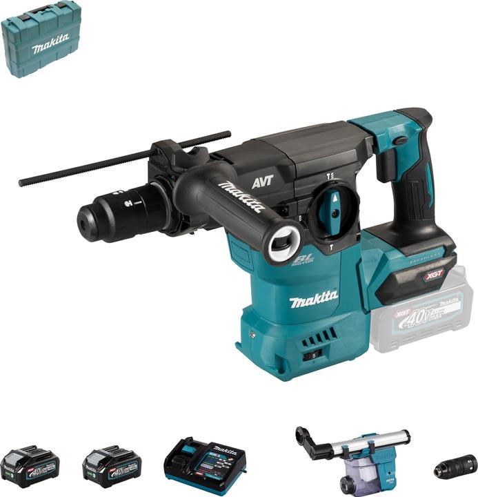 Produktbild Makita 40V Akku-Kombihammer HR009GM202 mit Schnellwechselfutter