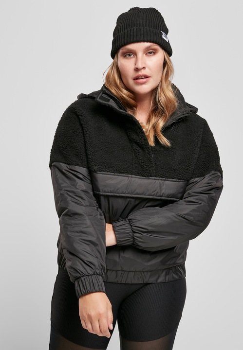 Image du produit Urban Classics Ladies Sherpa Mix Pull Over Jacket (3XL)
