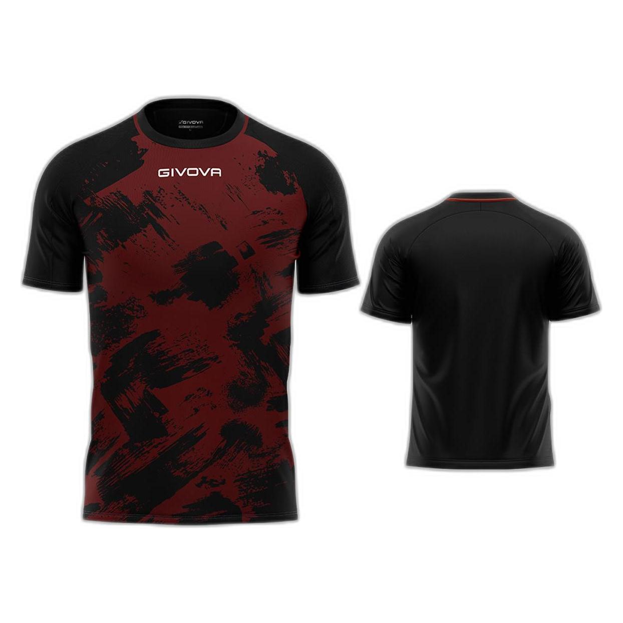 Givova, Unisex, Sportshirt, Art (Xl), Mehrfarbig, Schwarz, Xl