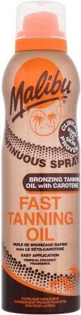 Actual product image Malibu Fast Tanning Oil Spray 175 ml (Suntan oil, 175 ml)
