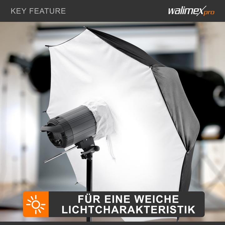 Image du produit Walimex Boîte à lumière blindée Réflecteur (Parapluie, 109 cm)