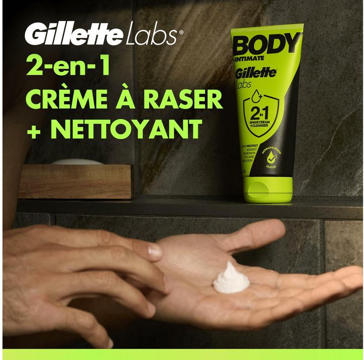 Produktbild Gillette Labs Body + Intimate 2 in 1 (177 ml, Rasiercreme)