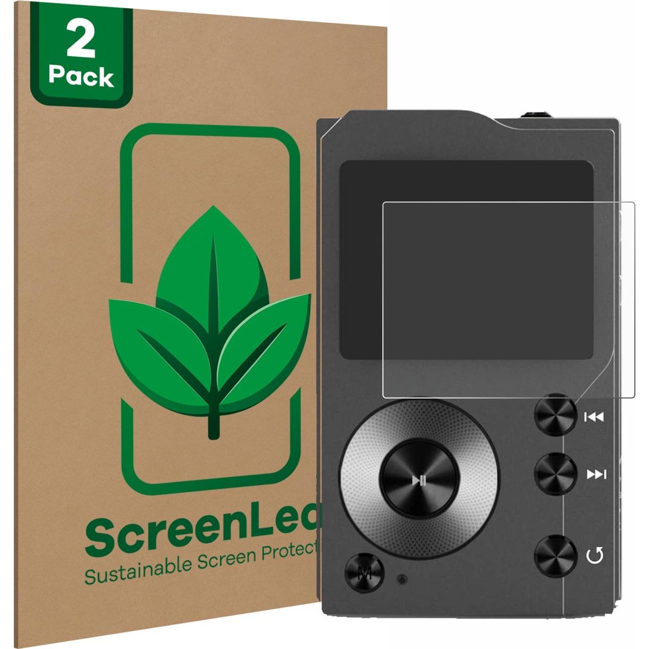 ScreenLeaf Schutzfolie nachhaltiger Displayschutz Displayschutzfolie Folie Klar Transparent, MP3 + Media-Player Zubehör
