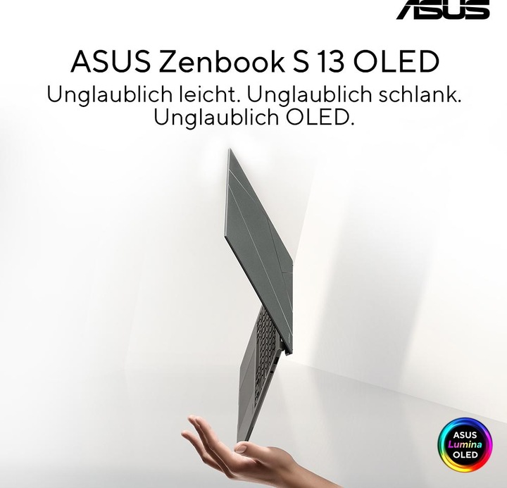 Image du produit ASUS ZenBook S 13 OLED (13.30", Intel Core Ultra 7 155U, 32 Go, 1000 Go, CH)
