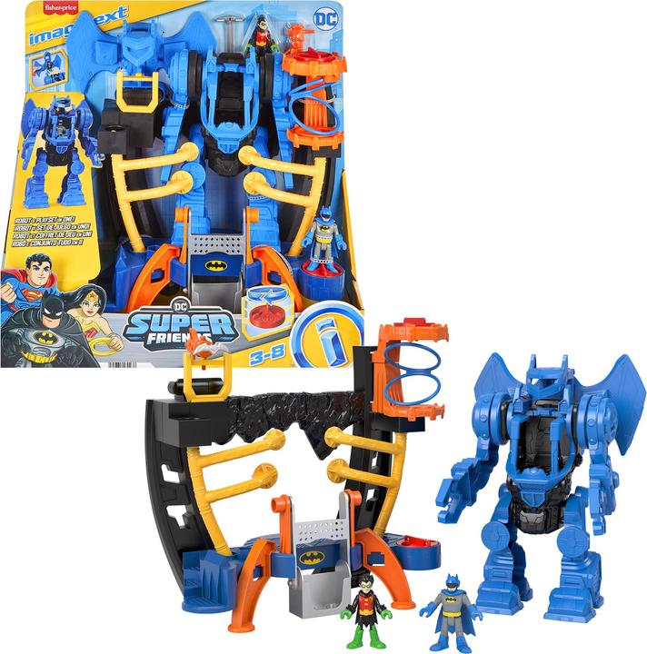 Actual product image Imaginext DC Super Friends Batman Robo Command Centre