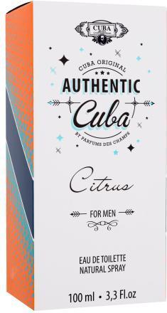 Actual product image Cuba Authentic Citrus (Eau de toilette, 100 ml)