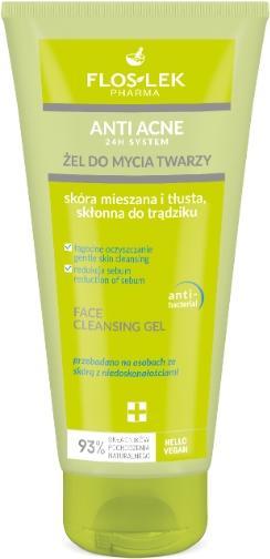 Floslek Anti-Acne 24H System Face Wash Gel 200Ml (Reinigungsgel, 200 ml)