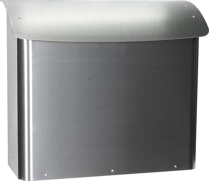 Immagine prodotto ReinigungsBerater Cassetta per le lettere a muro, 41,5 cm in acciaio inox Cassetta per le lettere in metallo testata