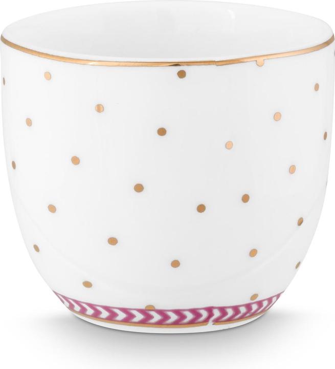 Actual product image PIP Studio Jolie Dots Gold Pink Eierbecher 7cm (1 x)