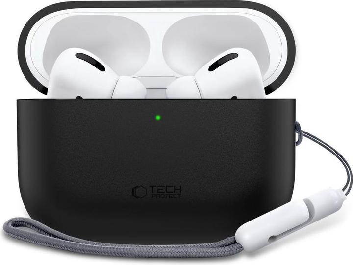 Produktbild Tech-Protect Silikon Apple Airpods Pro 3 Schwarz (Kopfhörer Hülle)
